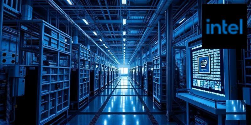 Intel semiconductor fabrication facility representing the company's strategic shift to AI chips