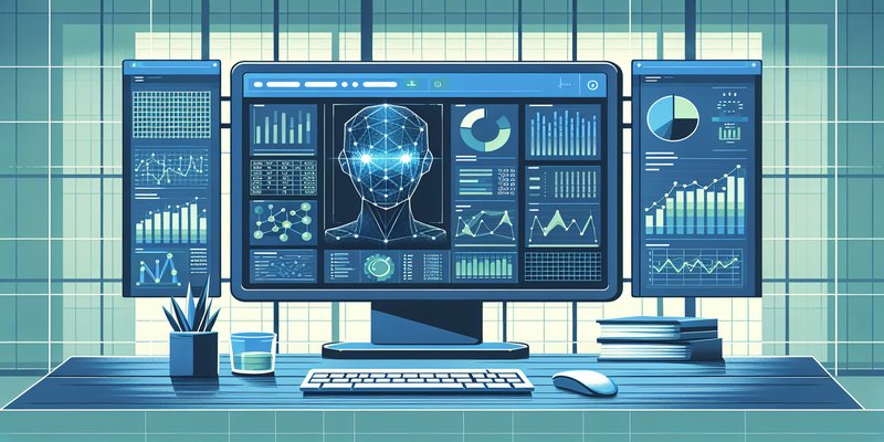 Spreadsheet interface with AI-powered financial analysis charts and data visualizations