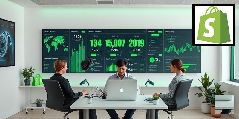Small team collaborating in a modern startup workspace representing the future of AI-powered lean businesses